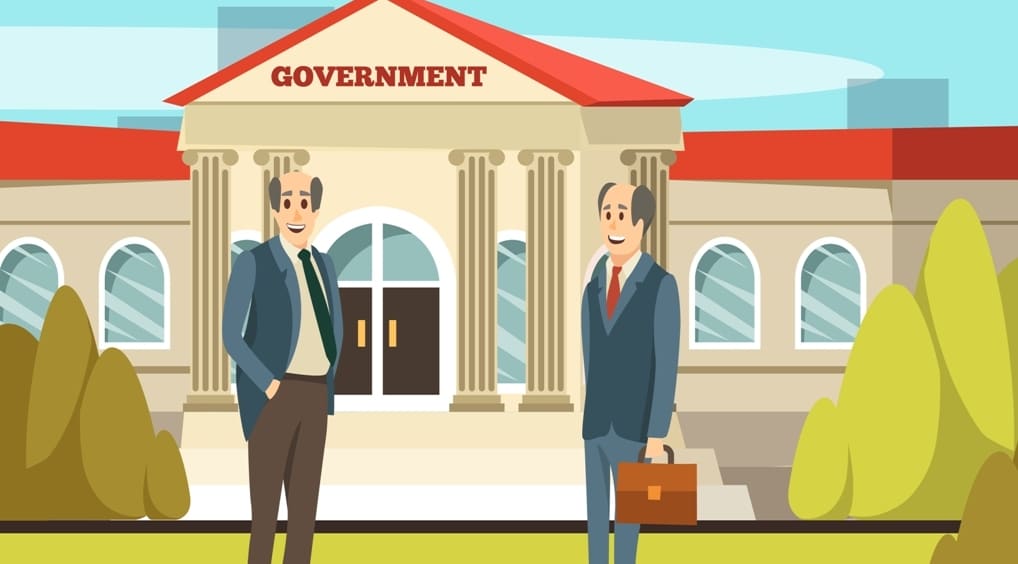 government building cartoon